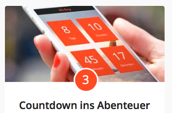 Countdown ins Abenteuer mit blookery