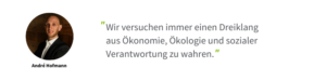 Dreiklang Ökonomie Ökologie Soziale Verantwortung
