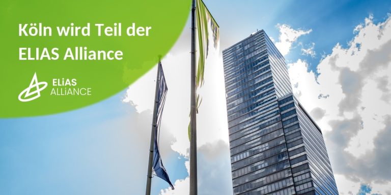 STARTPLATZ im Kölner MediaPark mit Logo der ELIAS Alliance